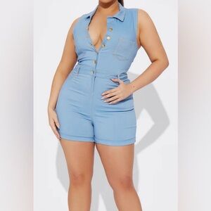 Women's Blue Denim Shorts